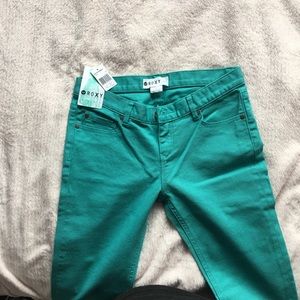 Roxy girl turquoise jeans
